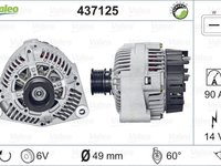 Alternator MERCEDES-BENZ G-CLASS Cabrio W463 VALEO 437125