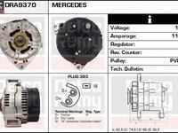 Alternator MERCEDES-BENZ SL R129 DELCOREMY DRA9370