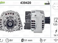 Alternator MERCEDES-BENZ SLK R170 VALEO 439420