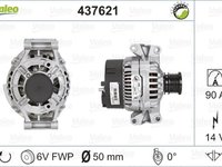 Alternator MERCEDES-BENZ SPRINTER 4-t caroserie 904 VALEO 437621