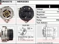 Alternator MERCEDES-BENZ VITO caroserie 638 DELCOREMY DRA9370