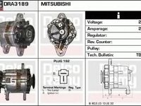 Alternator MITSUBISHI Canter DELCO REMY DRA3189