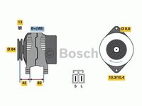 Alternator NISSAN ALMERA TINO V10 BOSCH 0986049710