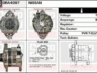 Alternator NISSAN PATROL GR V Wagon Y61 DELCOREMY DRA4097