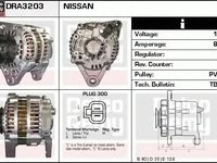 Alternator NISSAN PRIMERA P11 DELCOREMY DRA3203