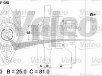 Alternator NISSAN TERRANO II R20 VALEO 437151