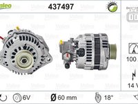 Alternator OPEL ASTRA G caroserie F70 VALEO 437497