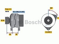 Alternator OPEL ASTRA G combi F35 BOSCH 0986047280