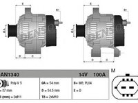 Alternator OPEL ASTRA H combi L35 DENSO DAN1340