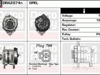 Alternator OPEL ASTRA H L48 DELCOREMY DRA2074N