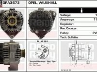 Alternator OPEL OMEGA B combi 21 22 23 DELCOREMY DRA3673