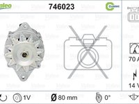 Alternator OPEL VECTRA B 36 VALEO 746023