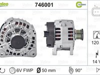 Alternator OPEL VIVARO Combi J7 VALEO 746001