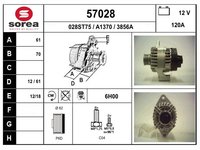 ALTERNATOR OPEL ZAFIRA,ASTRA H,VECTRA C,SIGNUM , FIAT PUNTO,CROMA,STILO , ALFA ROMEO 159