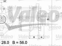 Alternator OPEL ZAFIRA B A05 VALEO 436148