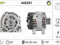 Alternator PEUGEOT 206 CC 2D VALEO 440281