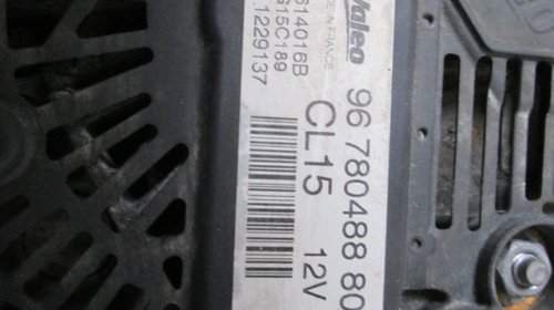 Alternator Peugeot 207 1.4 hdi 50kw 8HR 2011 cod: Valeo 9678048880