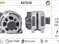 Alternator PEUGEOT 307 SW 3H VALEO 437210