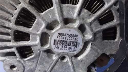 Alternator Peugeot 407 2.0 hdi 2004-2009 alternator cod original 9654752880 cod motor RHR Citroen Ford Fiat