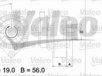 Alternator PEUGEOT PARTNER caroserie 5 VALEO 437186