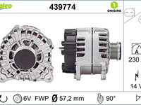 ALTERNATOR PORSCHE CAYENNE (92A) 3.0 Diesel 211cp 239cp 245cp 262cp VALEO VAL439774 2010