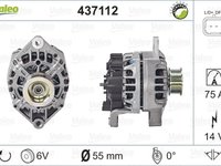 Alternator RENAULT CLIO II BB0 1 2 CB0 1 2 VALEO 437112