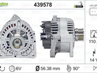 Alternator RENAULT CLIO II BB0 1 2 CB0 1 2 VALEO 439578