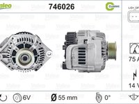 Alternator RENAULT ESPACE III JE0 VALEO 746026