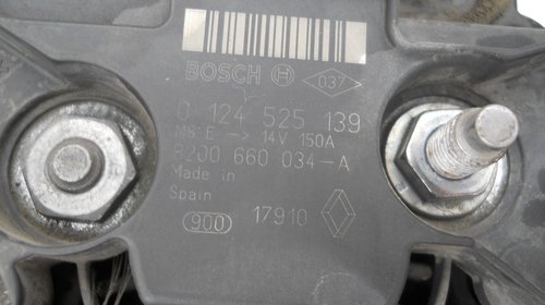 Alternator renault kangoo 1.5 dci 2010 150A 8200660034-A