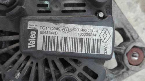Alternator Renault Megane 2 , Trafic 2 1.9 dci 131 cp 14V 110A cod: 8200495294 - A