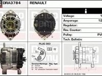 Alternator RENAULT MEGANE I Grandtour KA0 1 DELCOREMY DRA3784