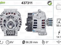 Alternator RENAULT MEGANE II BM0 1 CM0 1 VALEO 437311