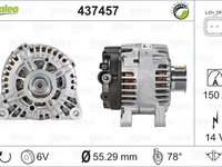 Alternator RENAULT MEGANE II limuzina LM0 1 VALEO 437457