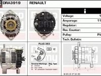 Alternator RENAULT SPORT SPIDER EF0 DELCOREMY DRA3919