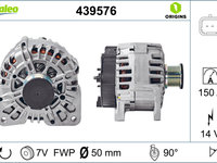 ALTERNATOR RENAULT VEL SATIS (BJ0_) 2.0 dCi (BJ03) 2.0 dCi (BJ03, BJ0B) 150cp 173cp VALEO VAL439576 2005