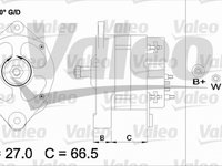 Alternator SCANIA 4 - series VALEO 436680