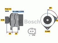 Alternator SEAT IBIZA III 6K1 BOSCH 0986042620