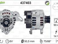 Alternator SEAT IBIZA III 6K1 VALEO 437403