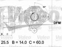 Alternator SEAT IBIZA V ST (6J8, 6P8) (2010 - 2016) VALEO 437470