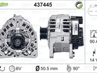 Alternator SKODA ROOMSTER Praktik 5J VALEO 437445