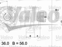 Alternator SSANGYONG MUSSO FJ VALEO 436718