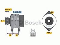 Alternator SUBARU LEGACY II BD BG BOSCH 0986045721