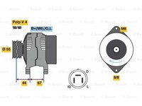 Alternator SUZUKI SAMURAI SJ BOSCH 0986037561