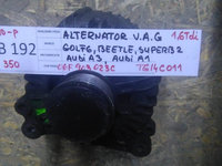 Alternator VAG 1.6 tdi 06F903023C Golf 6, Skoda Superb 2, Audi A3