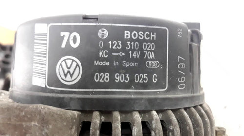 Alternator Volkswagen Golf 3 1.4 benzina BOSCH 028903025G