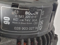 Alternator Volkswagen Transporter 2.4D / 2.5 tdi 0123320018 028903027N