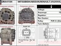 Alternator VOLVO S40 I VS DELCOREMY DRA4194