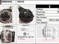Alternator VOLVO S40 I VS DELCOREMY DRB2840