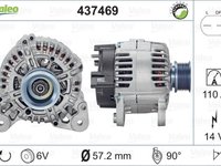 Alternator VW AMAROK 2H S1B VALEO 437469