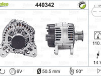 Alternator VW AMAROK 2H S1B VALEO 440342 PieseDeTop